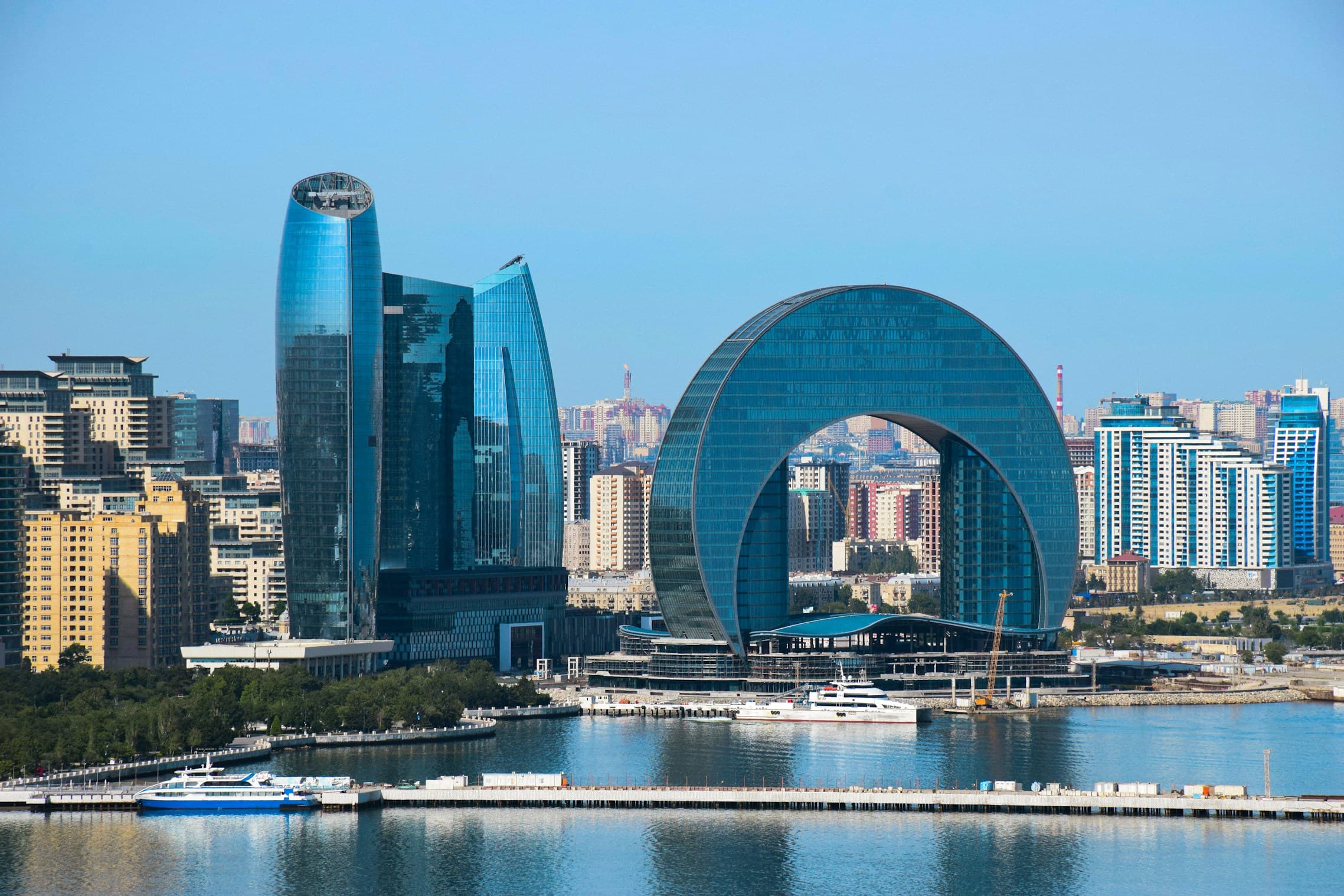 Azerbaijan scenic backdrop slide 3