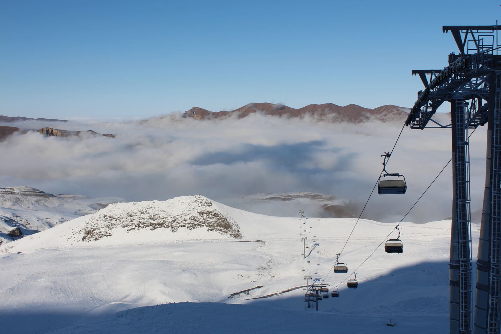 Ski season at Shahdag Mountain Resort in Azerbaijan